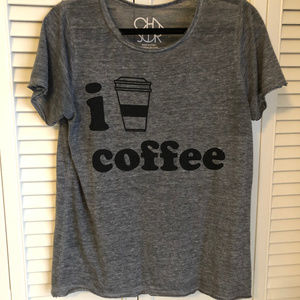 Super Soft "I Love Coffee" Graphic Tee
